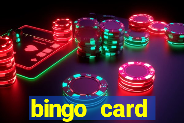 bingo card generator with pictures